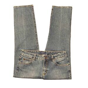Bandolino Mandie five pocket style straight leg jeans size 12 Short